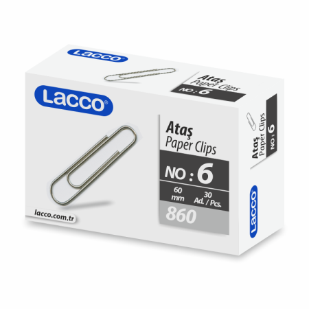 Lacco Ataş No:6  - 30 Adet/Kutu