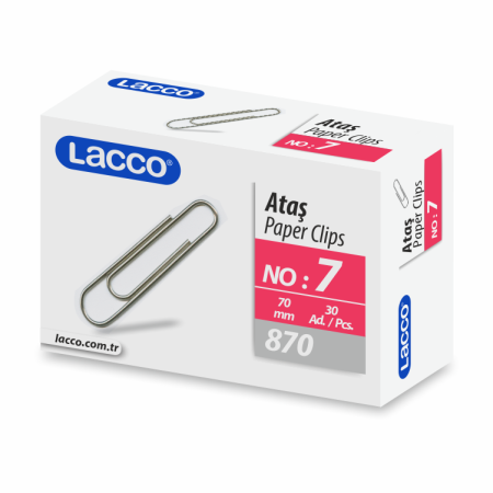 Lacco Ataş No:7 - 25 Adet / Kutu